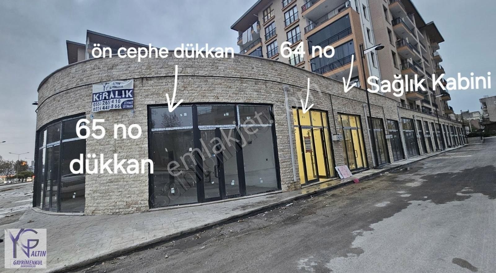 Yng Altından Yıldırım Mevlana Sağlık Kabini Yanı Kiralık Dükkan