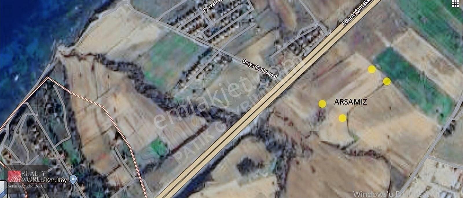 Saroz Körfezi Manzaralı,gelibolu Koruköyde Satılık 13.624m2arazi
