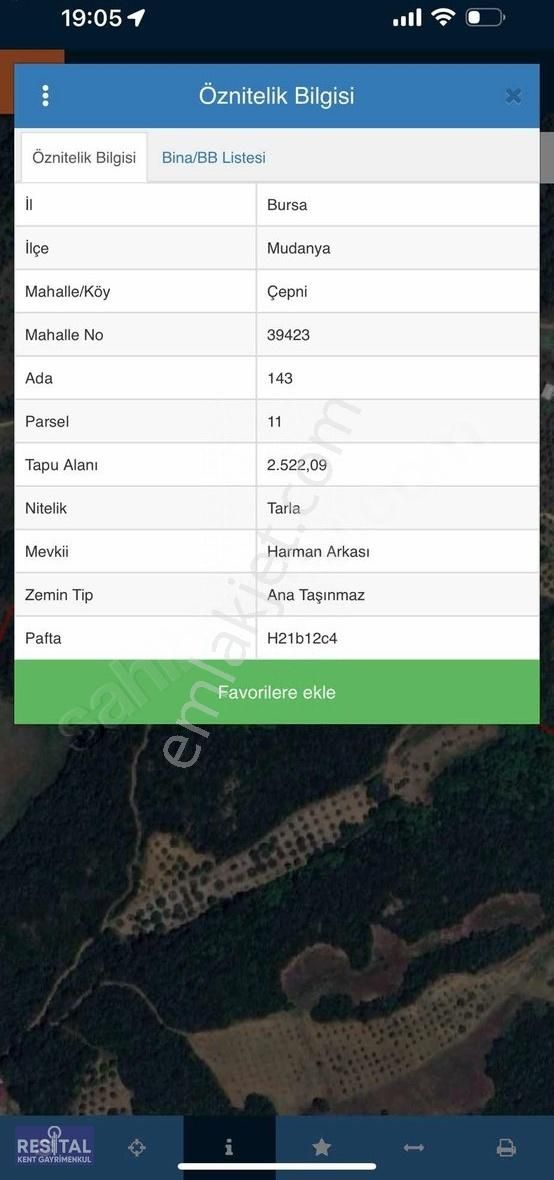 Mudanya Çepnide Full Deniz Manzaralı, 2522 M² Fırsat Arazi!