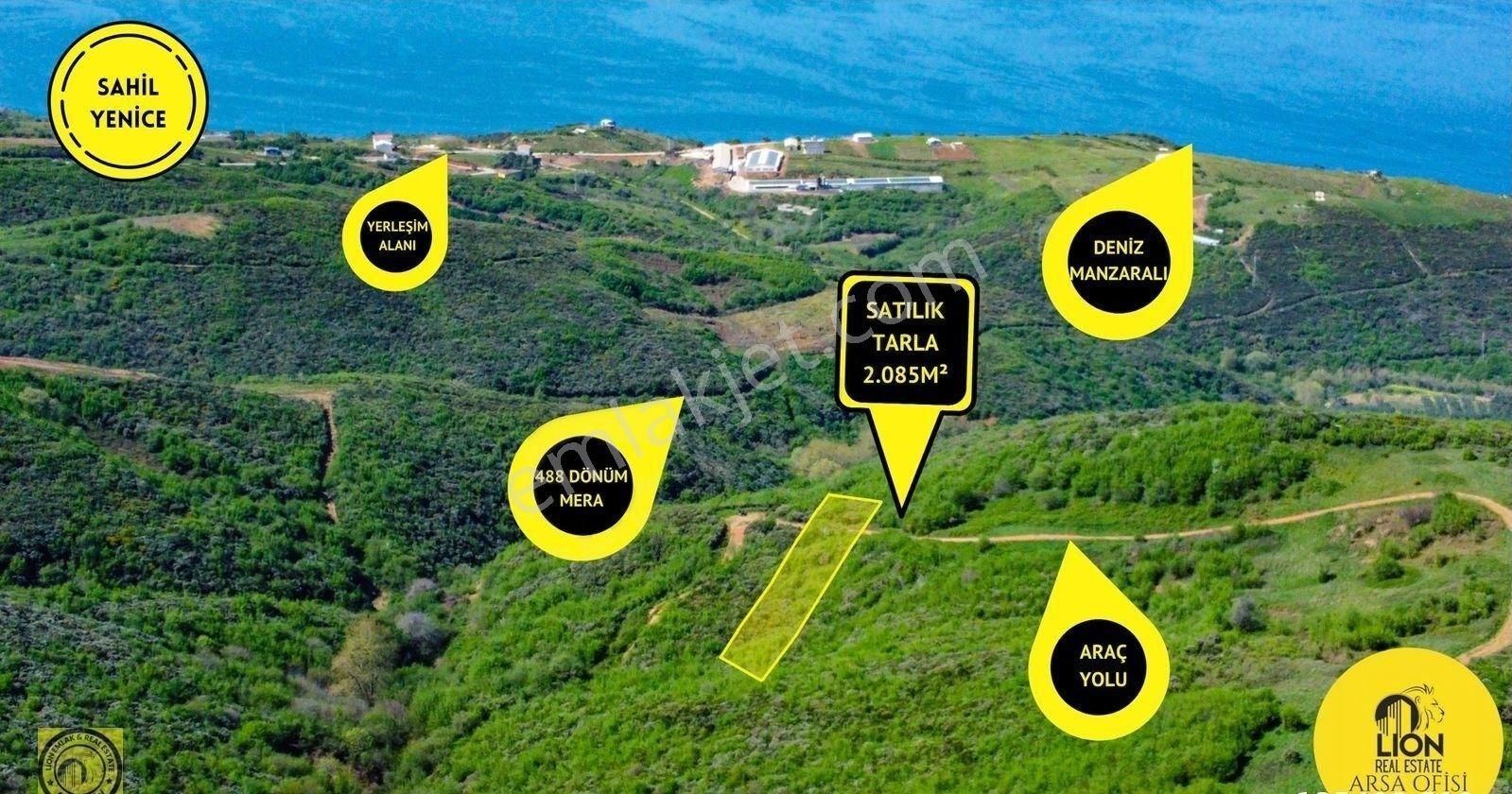 Bandırma Sahil Yenice'de Yerleşim Yerine Yakın Satılık 2.085 M² Arazi