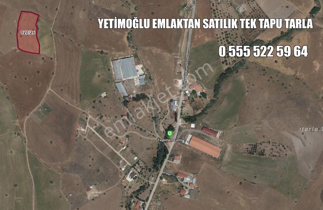 Yetimoğlu Emlak'tan Satılık Tek Tapu Her İşe Uygun 6591 M2 Tarla