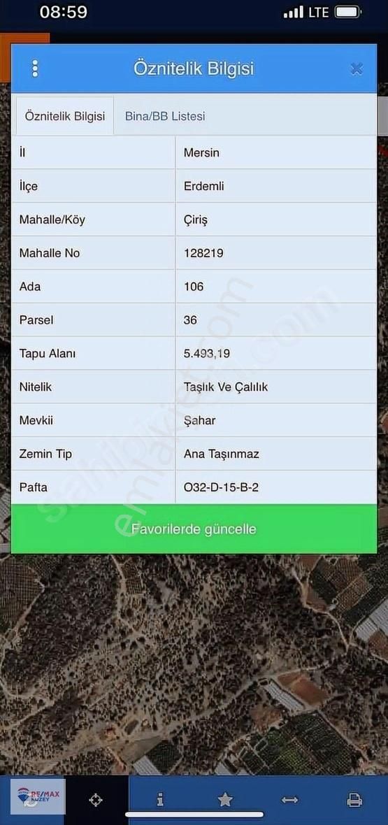 Çirişte Taksitle Satılık Tarla