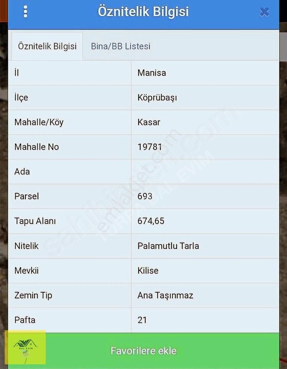 Hobi Bahçelik Tapulu Tarlalar