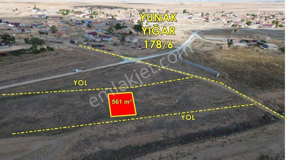 Konya / Yunak / Yığar Mahallesinde 561 M² Müstakil Tapulu Konut İmarlı Arsa