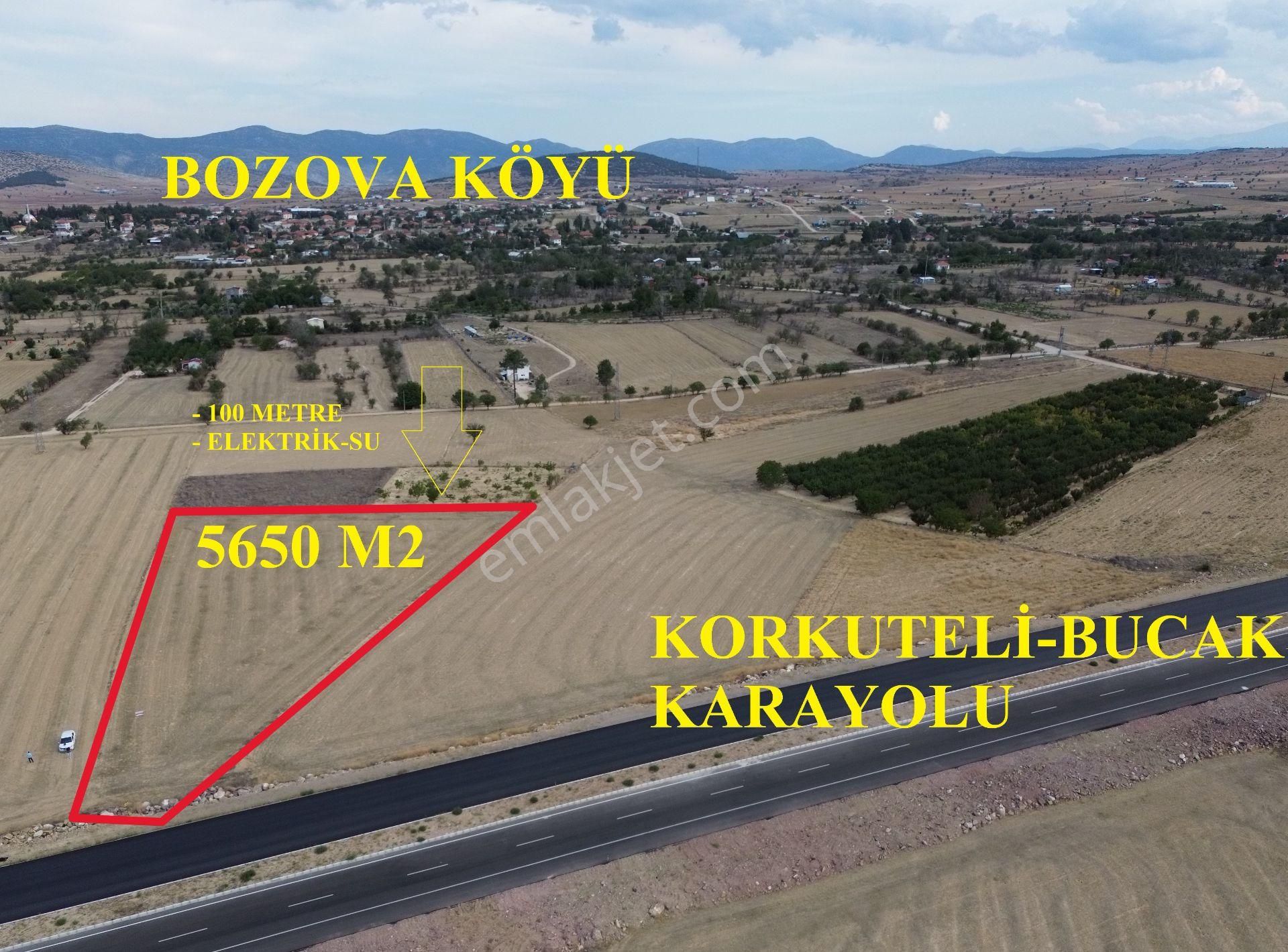 Korkuteli Bozovada Yeni Çift Yol Kenarında Satılık 5650 M2 Tarla - Görsel 5