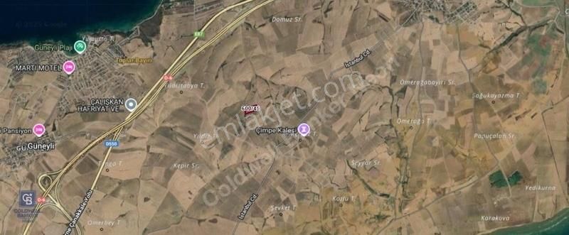 Güneyli Mahallesinde Denize 2 Km Mesafede 410 M² Arazi