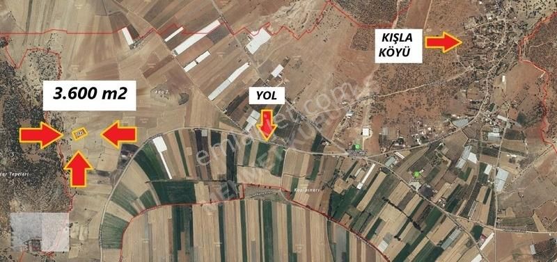 Mehmet Kurubaş Emlak'ta Kışla Köyü 3.600 M2 Satılık Tarla
