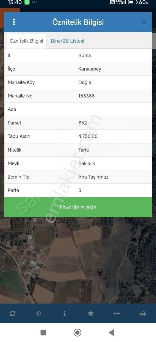 Doğla'da 4750m Köye 300 Metre Resmi Yolu Var Tek Tapu - Görsel 2