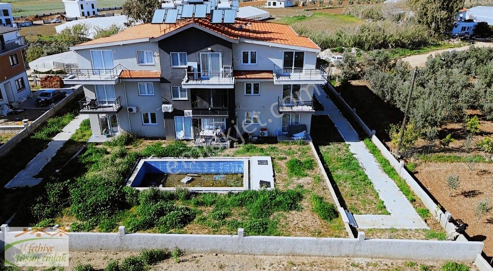 Füsun Emlak'tan Havuzlu Eşyalı Giriş Katı 1+1 Daire Satılıktır