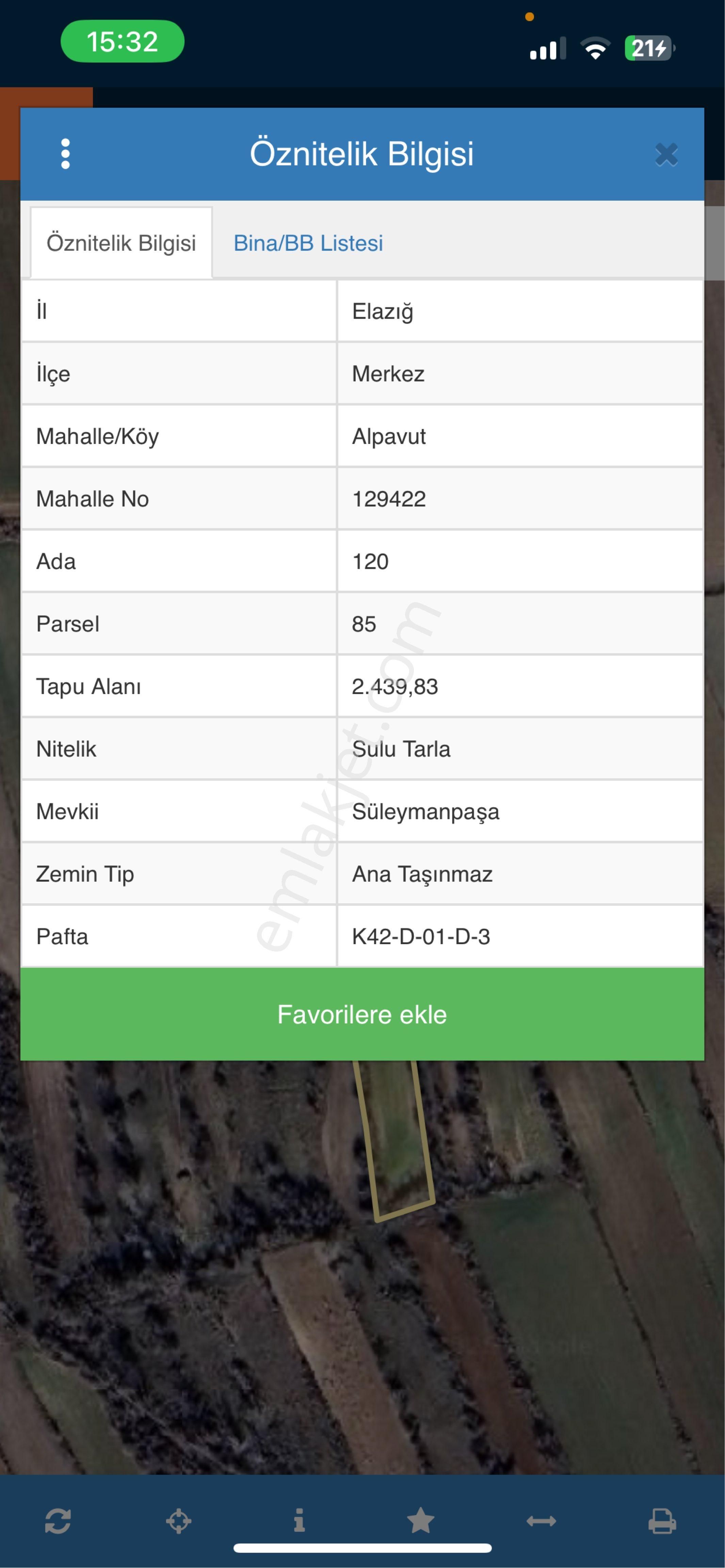 Poyraz Mevkiinde Satılık Uygun Tarla