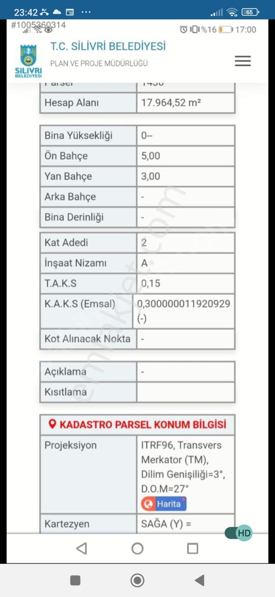 Silivri Kavaklı Hürriyet Mahallesinde Villa Imarlı 1790m Hisse - Görsel 5