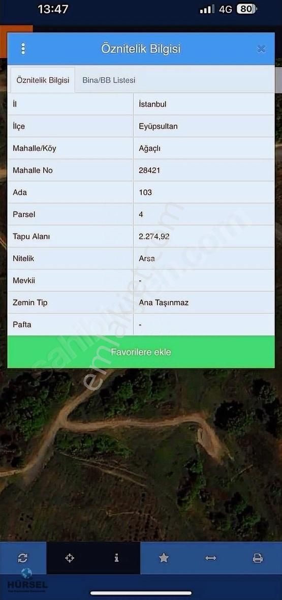 Eyüp Ağaçlı İmarlı Arsa - Görsel 4