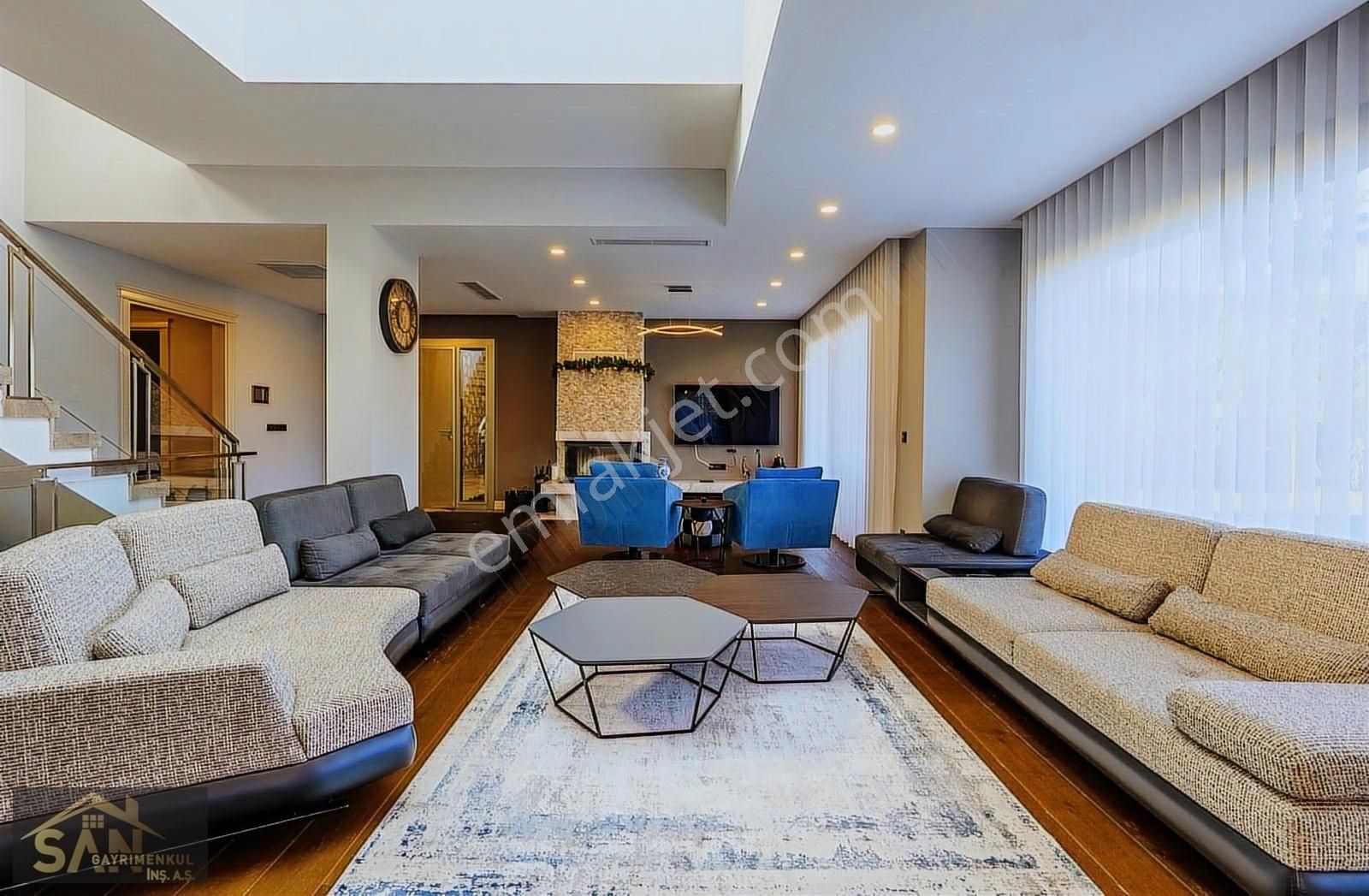 Sitenin En Güzel Manzaralı Ve Geniş Bahçeli Havuzlu Villası - Görsel 13