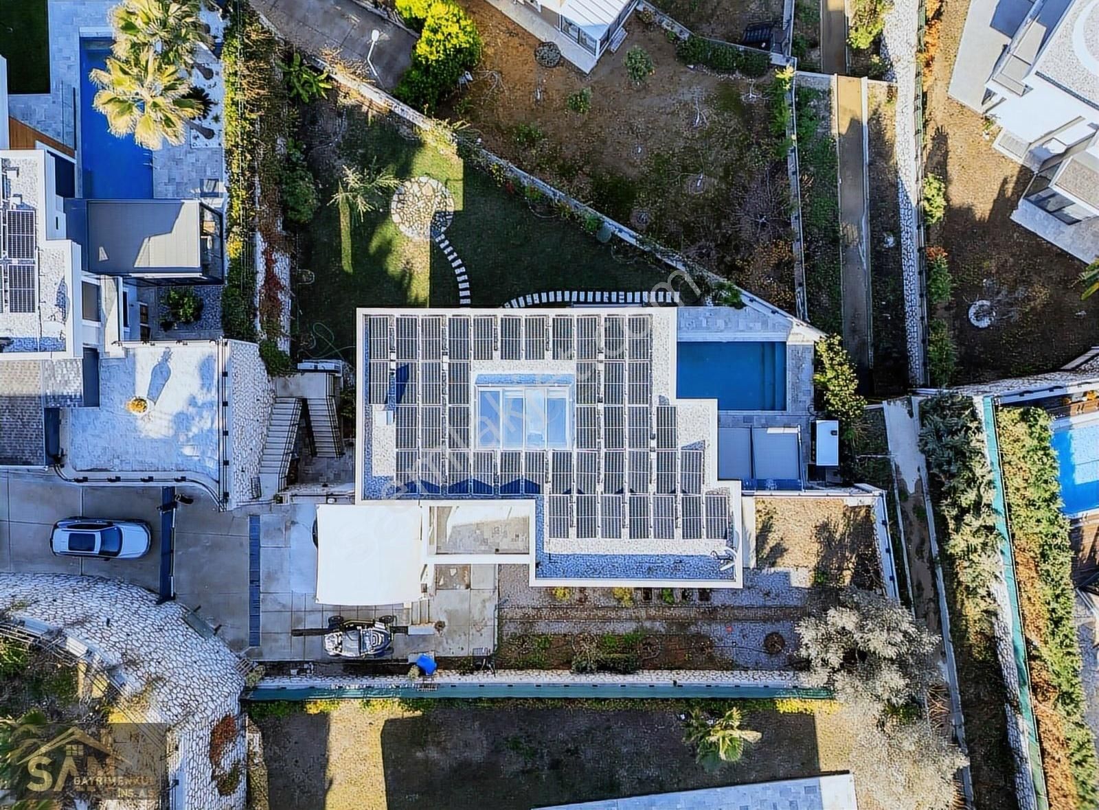 Sitenin En Güzel Manzaralı Ve Geniş Bahçeli Havuzlu Villası - Görsel 9