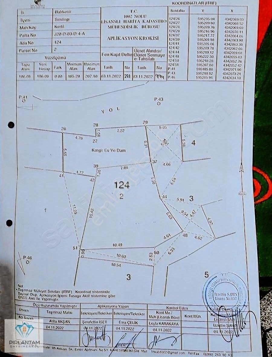 Balıkesir Sındırgı Kertil Mh De Satılık Arsa