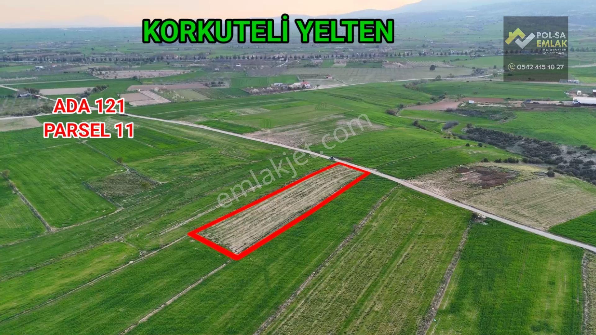 Korkuteli Yelten De Satılık 3.070m2 Tarla Resmi Yolu Var - Görsel 2