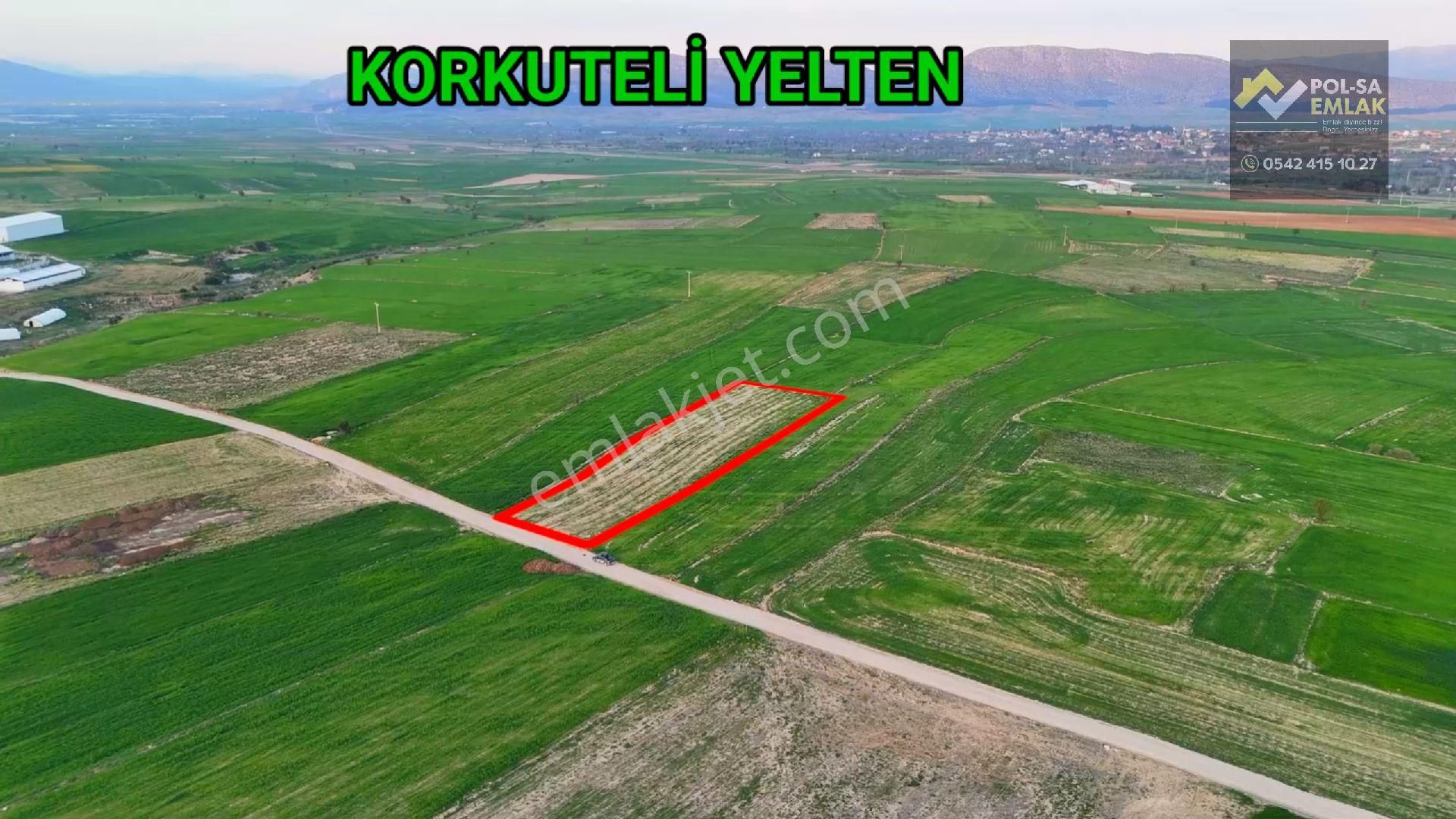 Korkuteli Yelten De Satılık 3.070m2 Tarla Resmi Yolu Var - Görsel 6