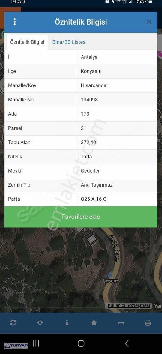 Konyaaltı Gedellerde Ev Yapımına Uygun Satılık Arsa