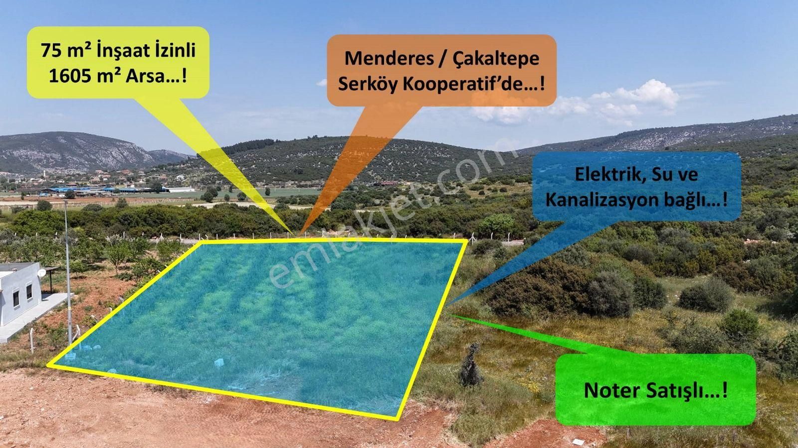 Çakaltepe Serköy Çiftlik Evleri Sitesinde İnşaat Yap İmarlı Arsa Menderes İzmir