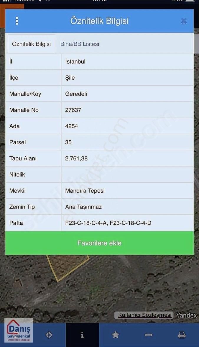 Şile Geredeli De Mustakıl Fındık Tarlası