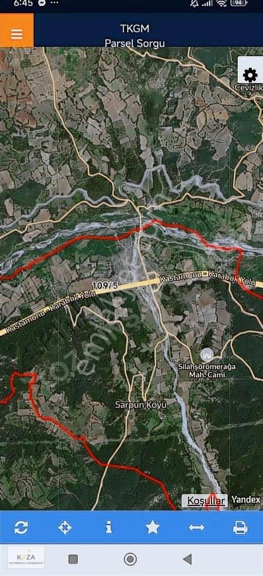 Araç Sarpun Köyünde 450m2 Satılık Tarla