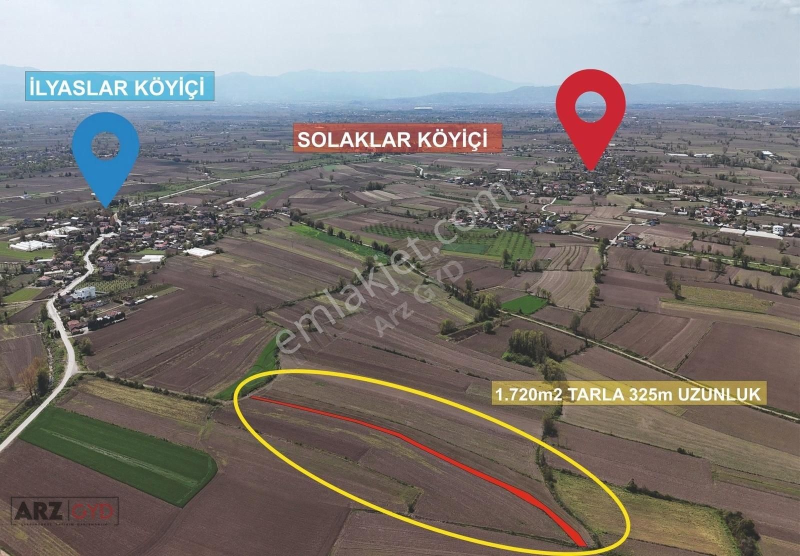 Arz Gyd - Kadastral Yollu 1.720m2 Tarla