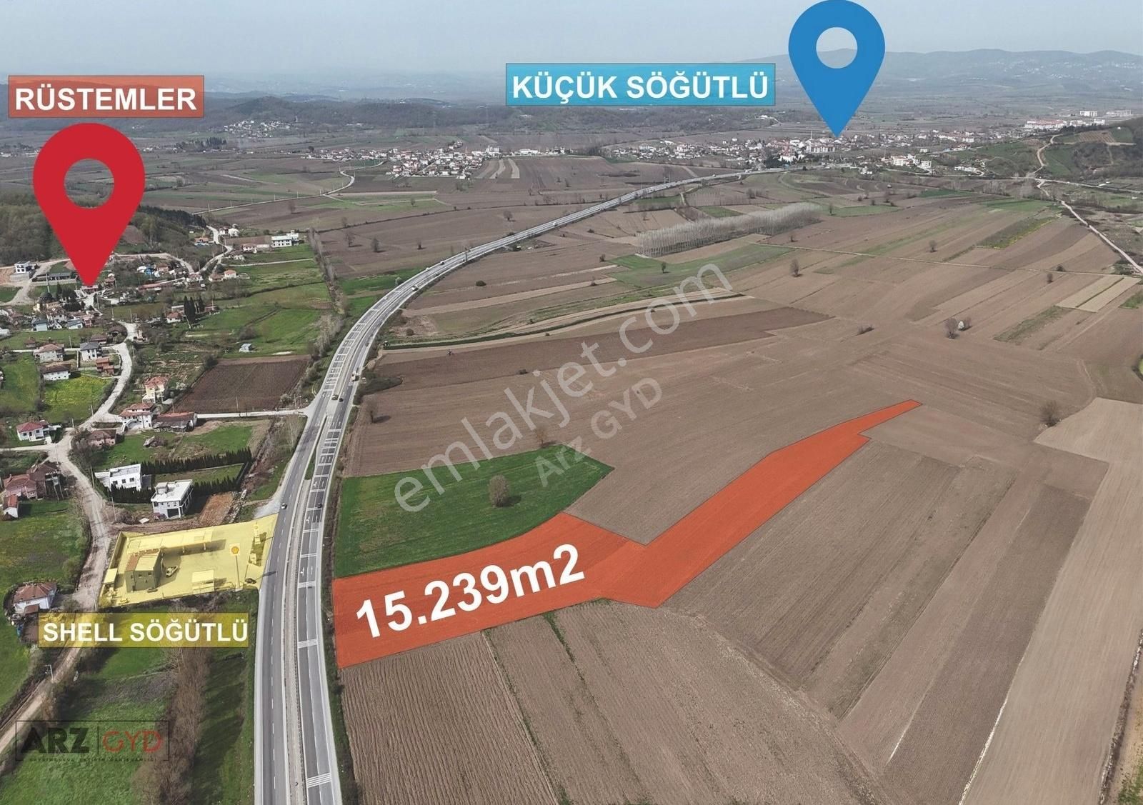 Arz Gyd - Duble Yola 56m Cephe Yatırım Fırsatı