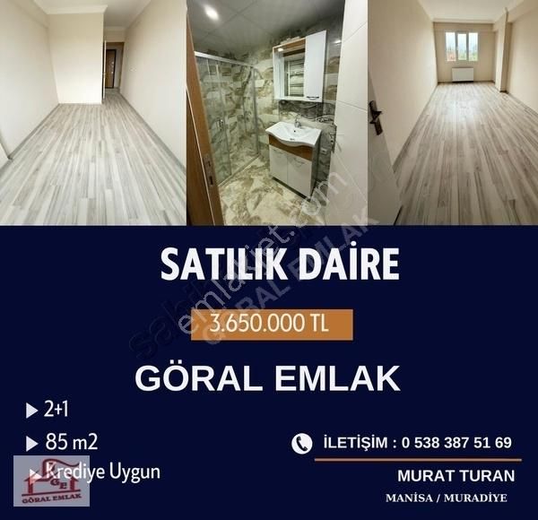 Göral Emlaktan Manisa Muradiye'de 2+1 Satılık Daire