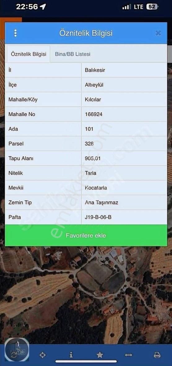 Balıkesir Kılcılarda Ges Karşısı Satılık Tarla