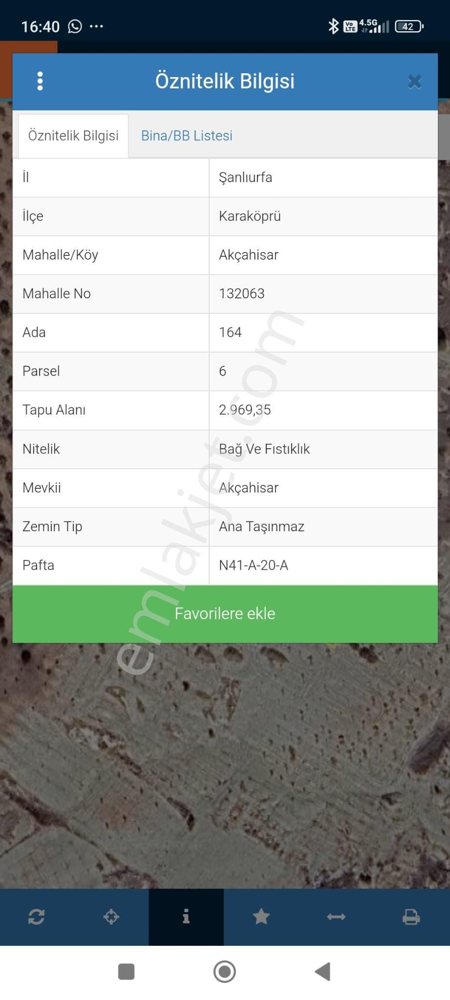 Casuk Emlaktan Satılık Tarla
