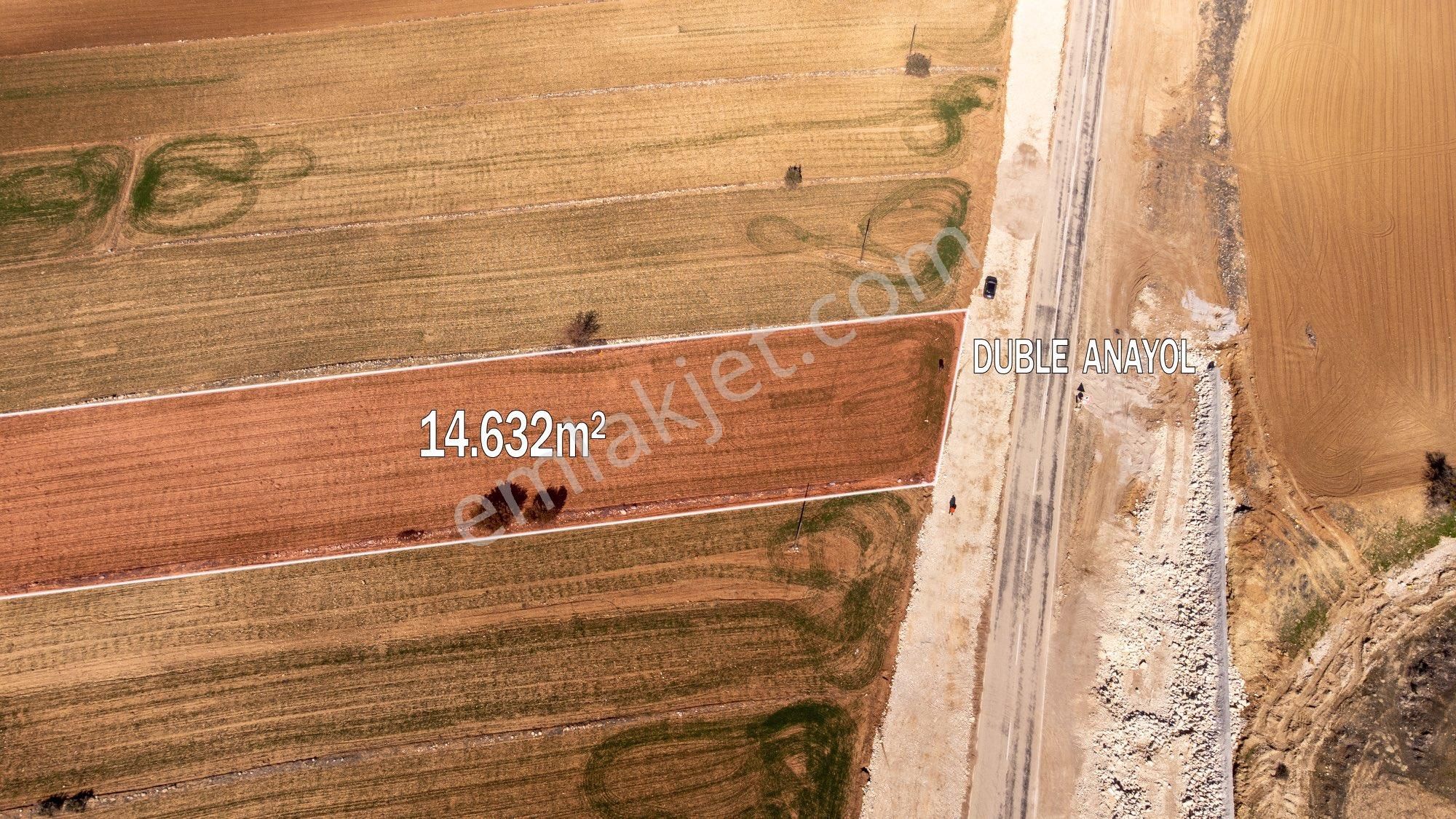 Korkuteli Burdur Bucak Duble Yoluna Cephe Yatırımlık Tarla - Görsel 2