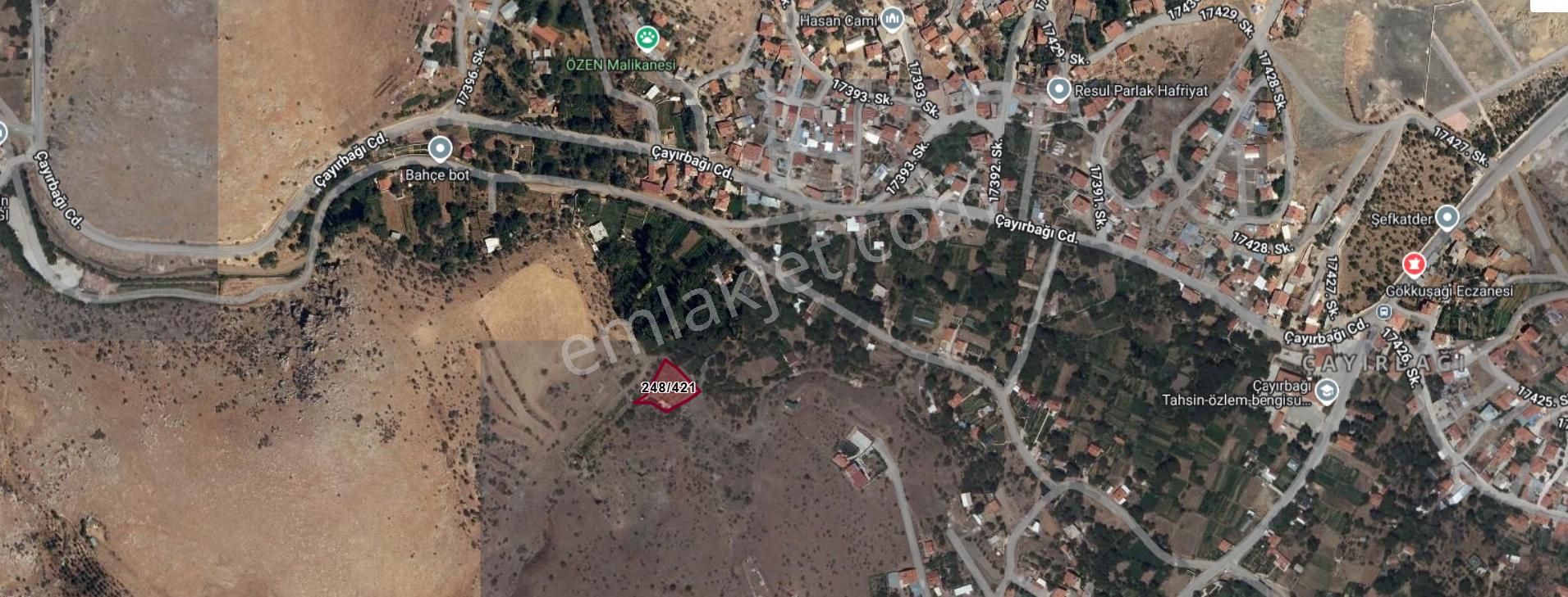 Emrah Çiftci'den Meram Çayırbağı Satılık 1336 M2 Müstakil Bağ