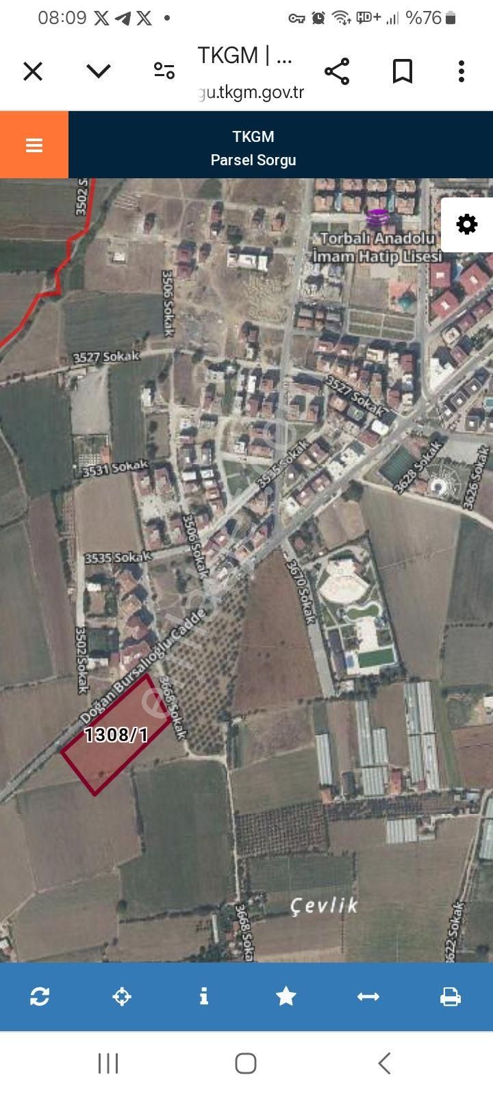 Torbalı Da Ticari İmarlı Arsa