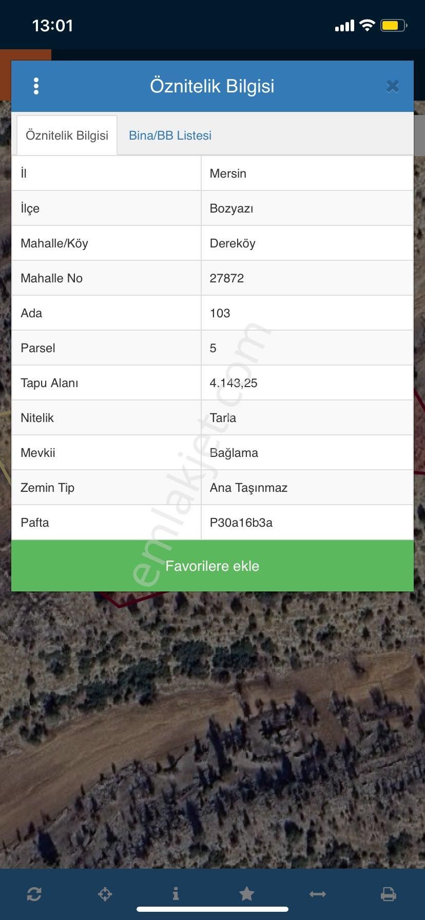 Ardadan Mersin Bozyazı Dereköy Bağlamada 18 Dönüm Tarla - Görsel 5