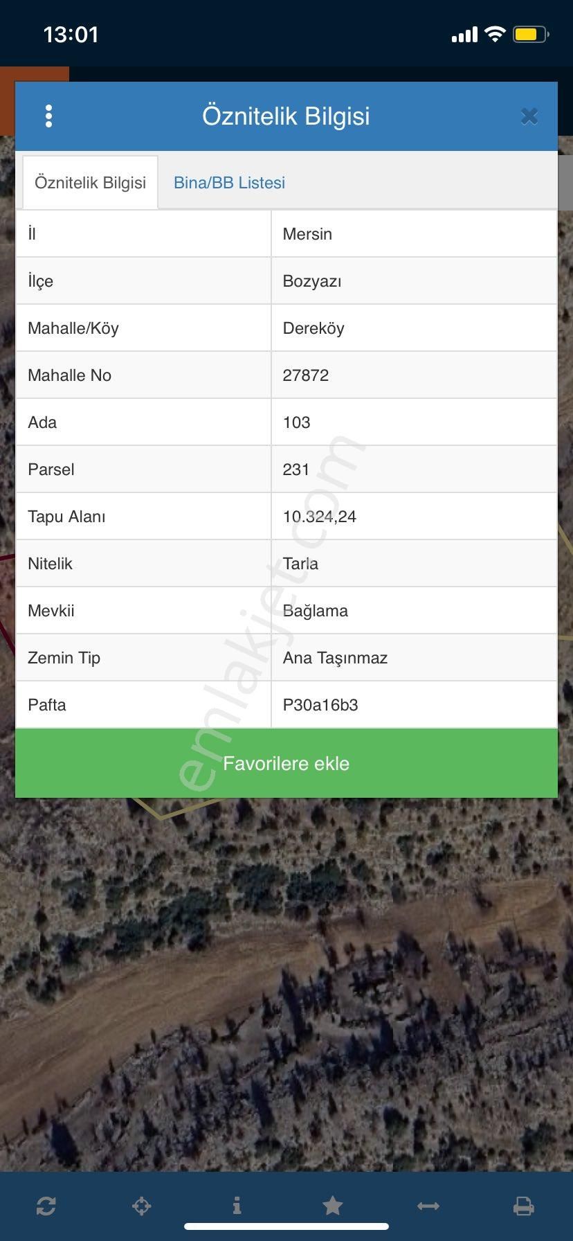 Ardadan Mersin Bozyazı Dereköy Bağlamada 18 Dönüm Tarla - Görsel 3