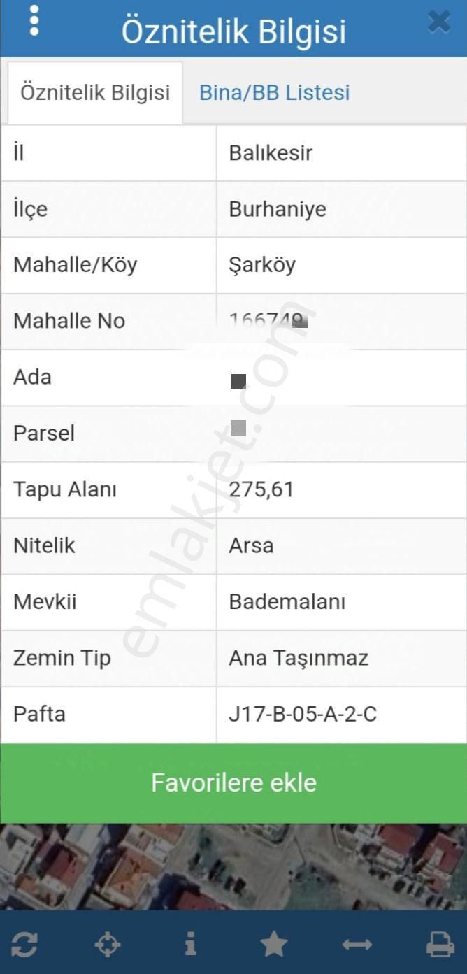 Eylül Emlak'tan Balıkesir Burhaniye Cumhuriyet Mahallesi Nde Satılık Konut İmarlı Arsa