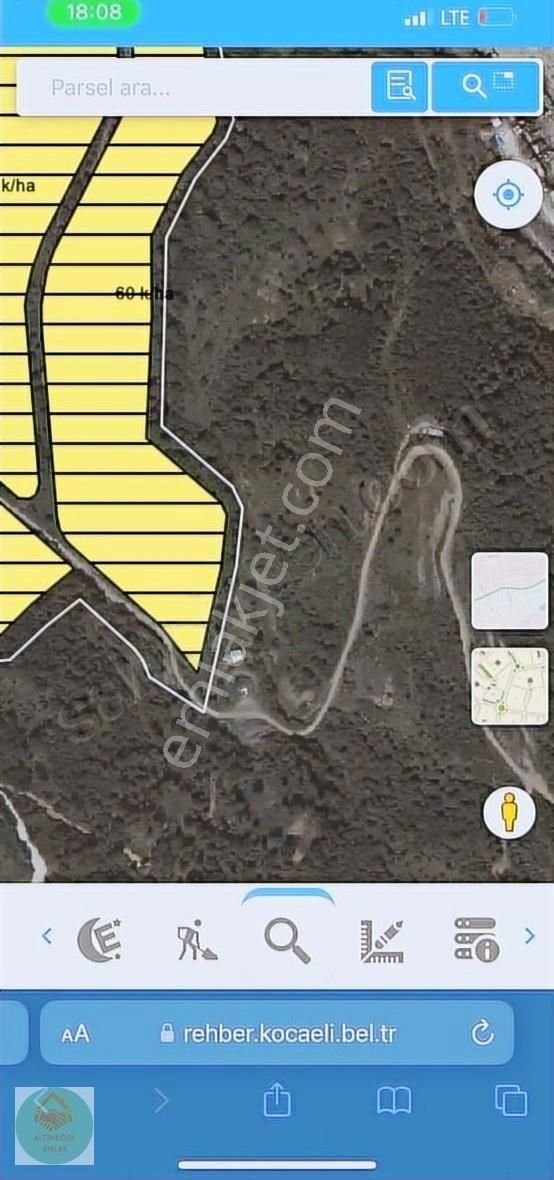 Körfez Manzaralı, İmara 100 Metre, 25 Dönüm %5 İmarlı Arazi - Görsel 2