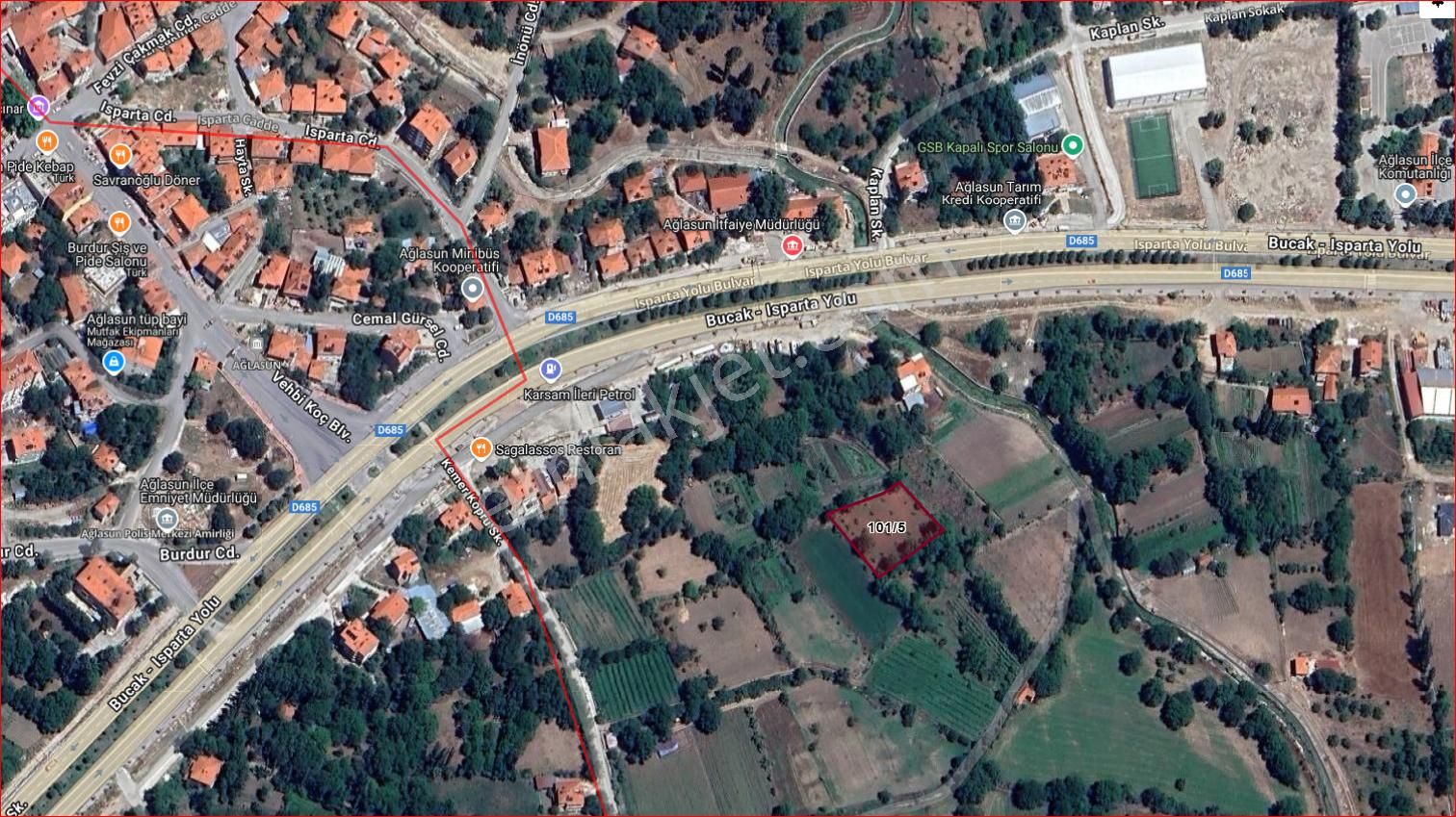 Asya Evim Emlaktan Ağlasun Sakarca Mah. De Satılık Hobi Bahçesi - Görsel 16