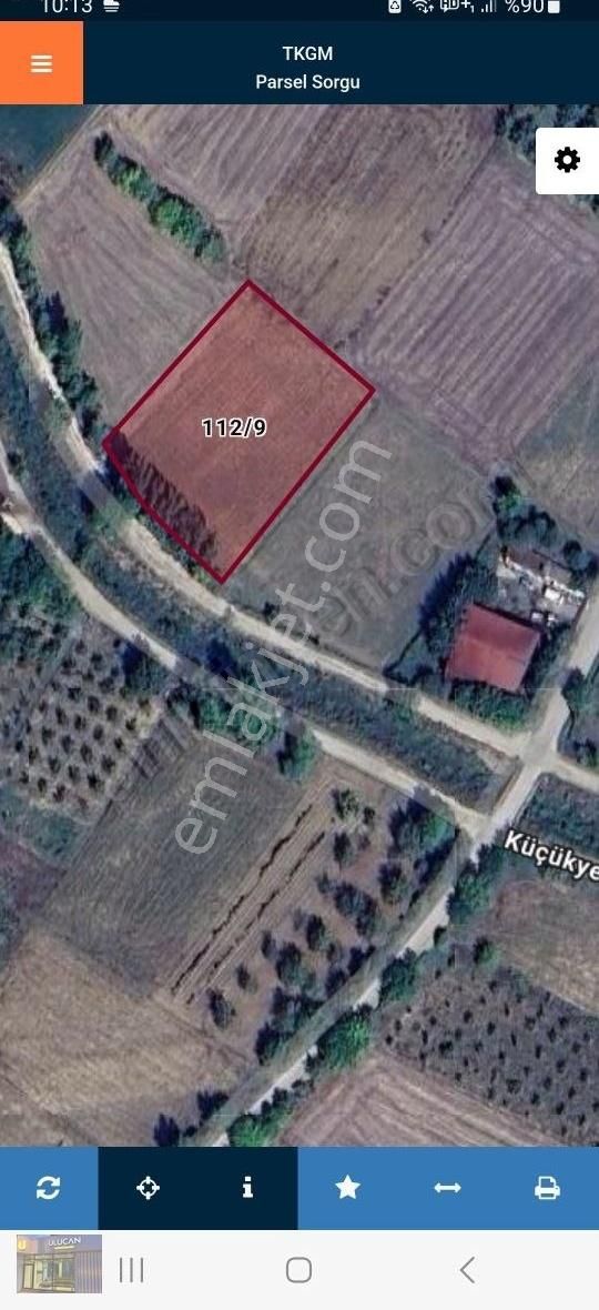 İnegöl Eymir Mah. Girişi Satılık Yola Cephe Mükemmel Tarla