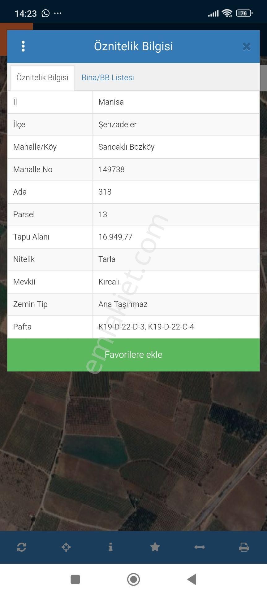Startkey Platin'den Sancaklıbozköy'de 17 Dönüm Tarla
