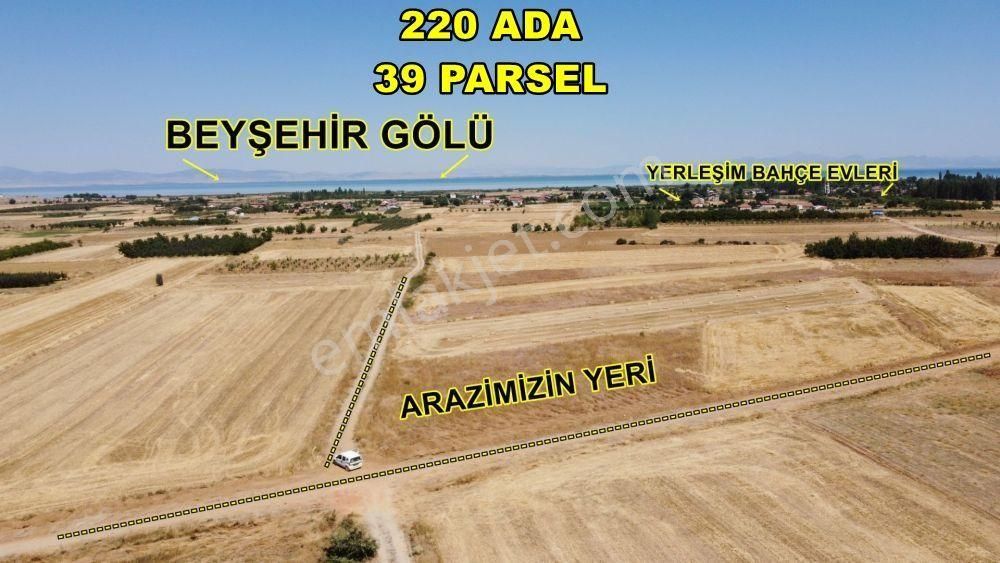 Beyşehir / Gölyaka 2.516 M² Köşe Parsel Göle Yakın Müstakil Tarla