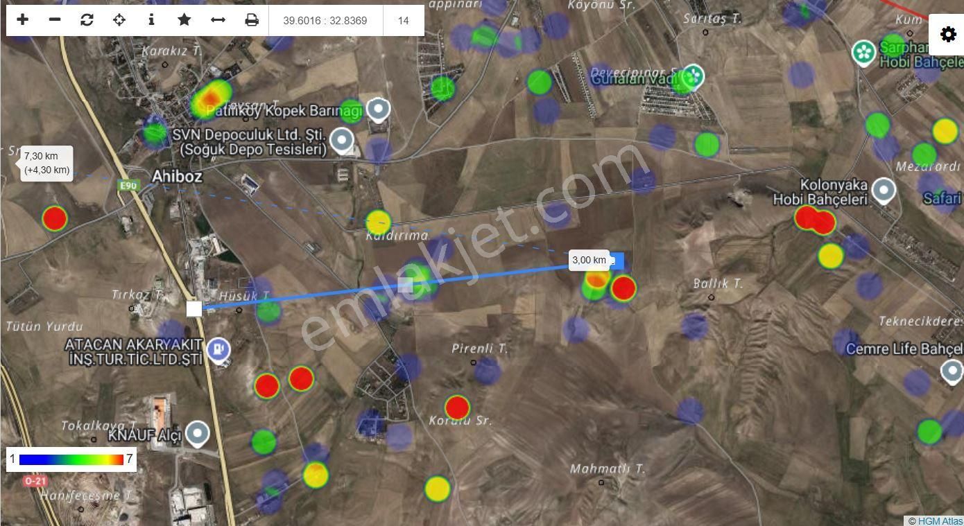 Arel'den Gölbaşı Günalan Mahallesinde Villa İmarlı 3000 M2 Arsa