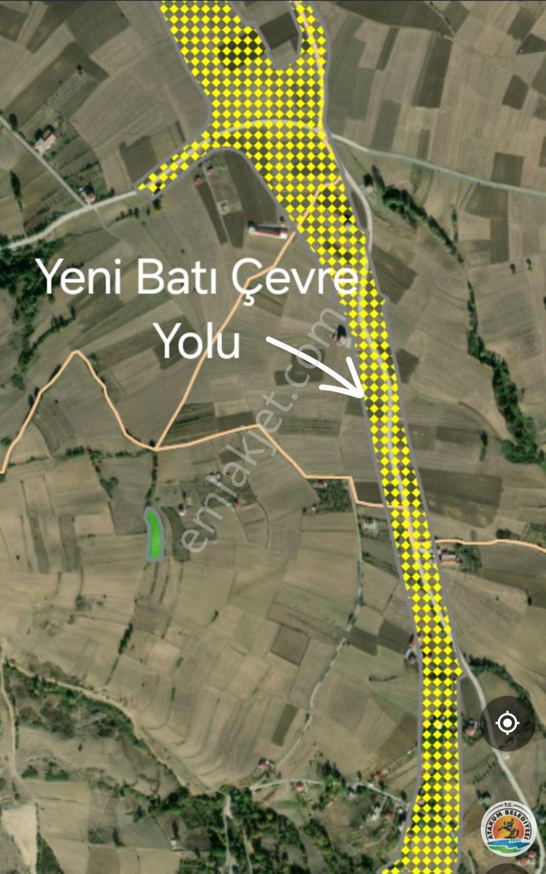 Atakum Sarıışıkta İmar İçinde Satılık Tarla Deniz Manzaralı