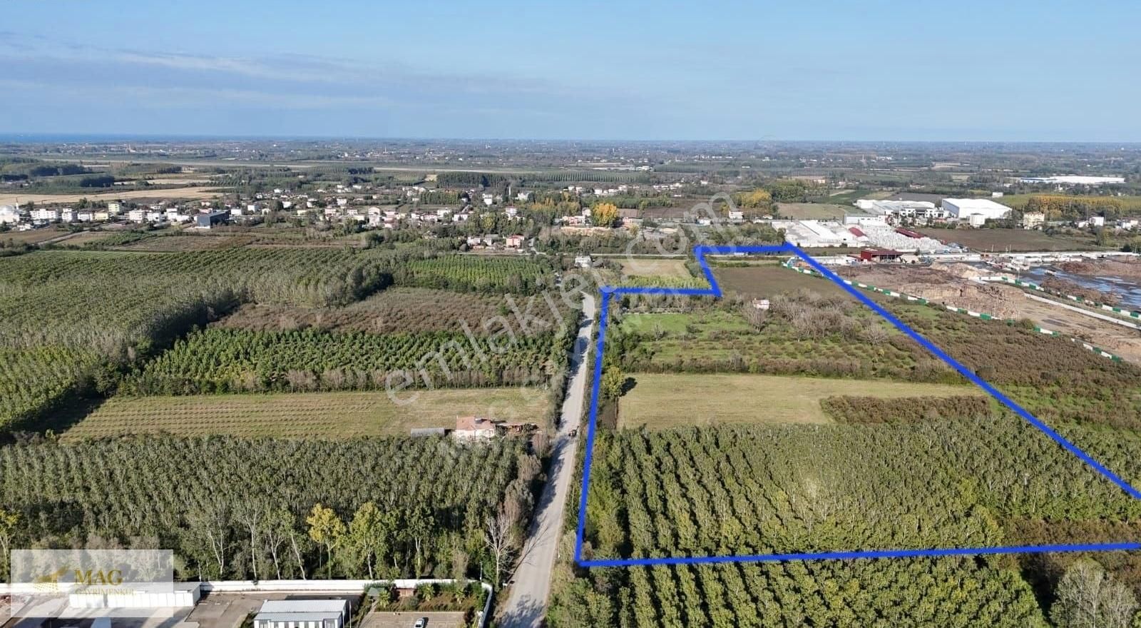 Samsun Çarşamba Eğercili De Satılık Ticari İmarlı 61 Dönüm Tarla - Görsel 4