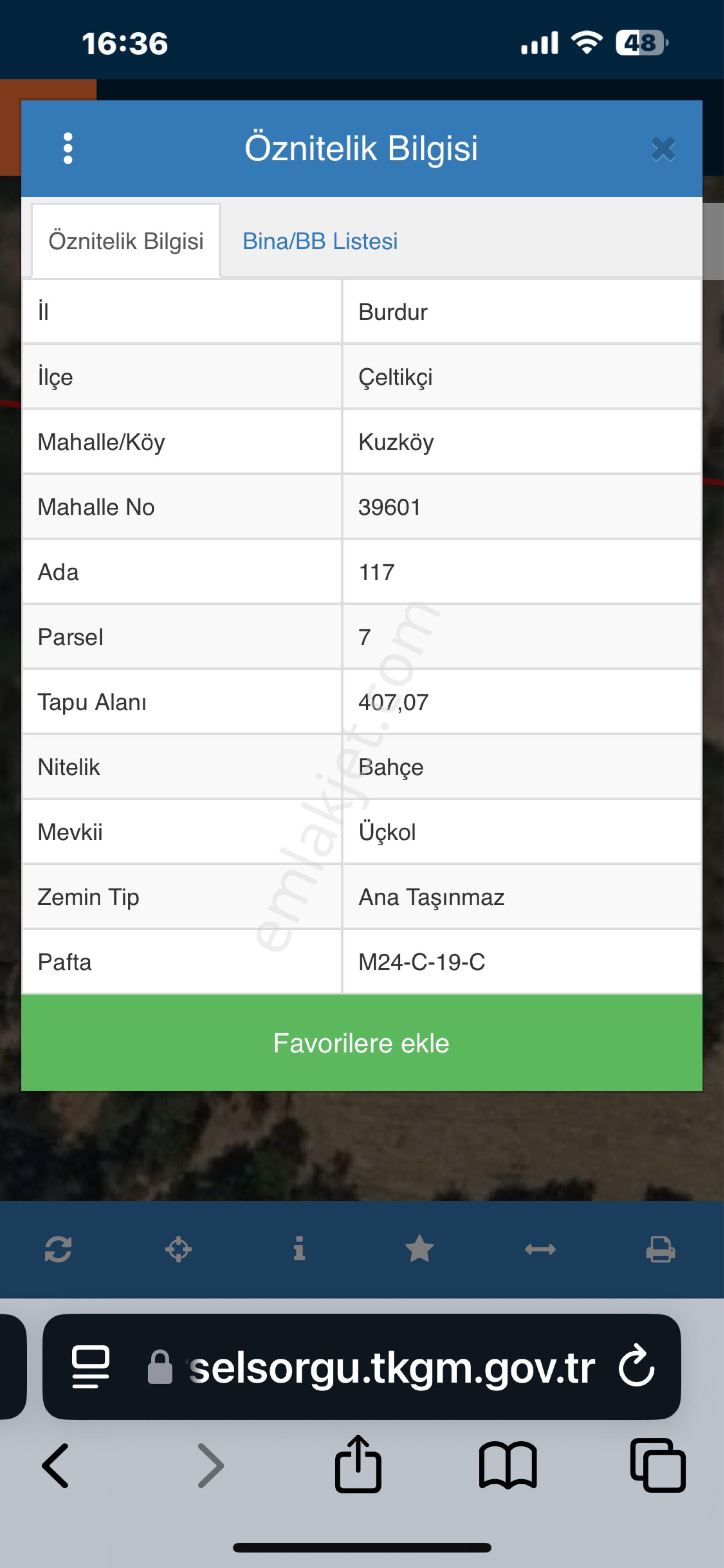 Burdur Çeltikçi Satılık Tarla Köye Çok Yakın