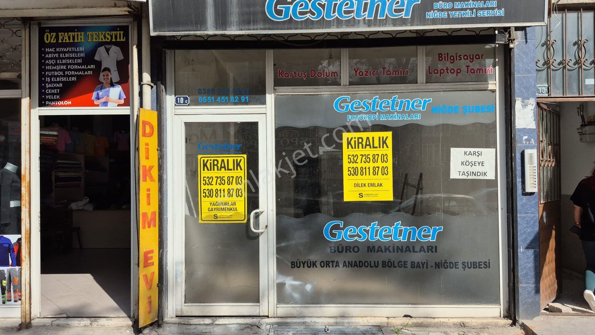 Yağmurlar Gayr.niğde Merkez Çarşı İçinde Uzun Sok.kiralık Dükkan