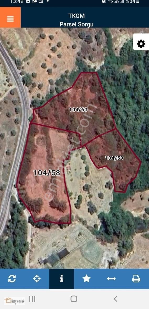 Muğla Milas Alatepe Köyünde Satılık 13000 M2 Tarla - Görsel 10