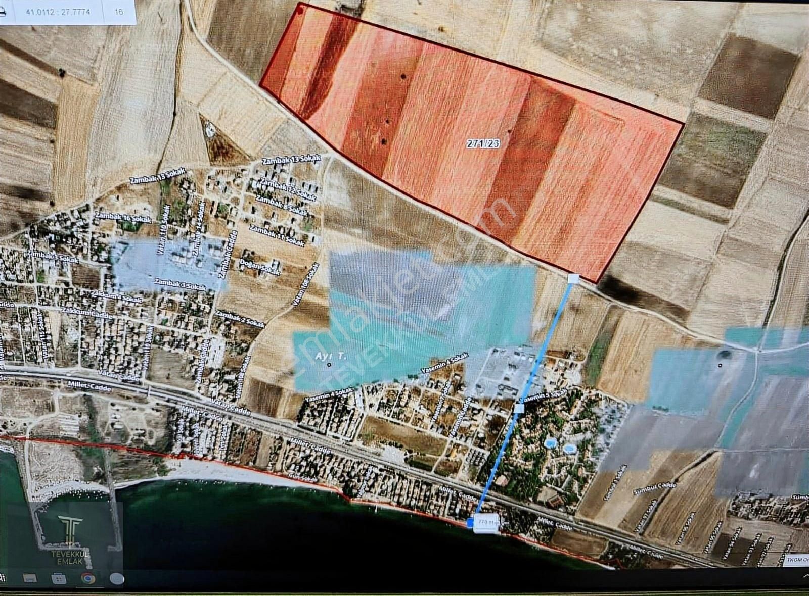 Çeşmeli Villaların Yanında İmara Sınır Kupun Arsa