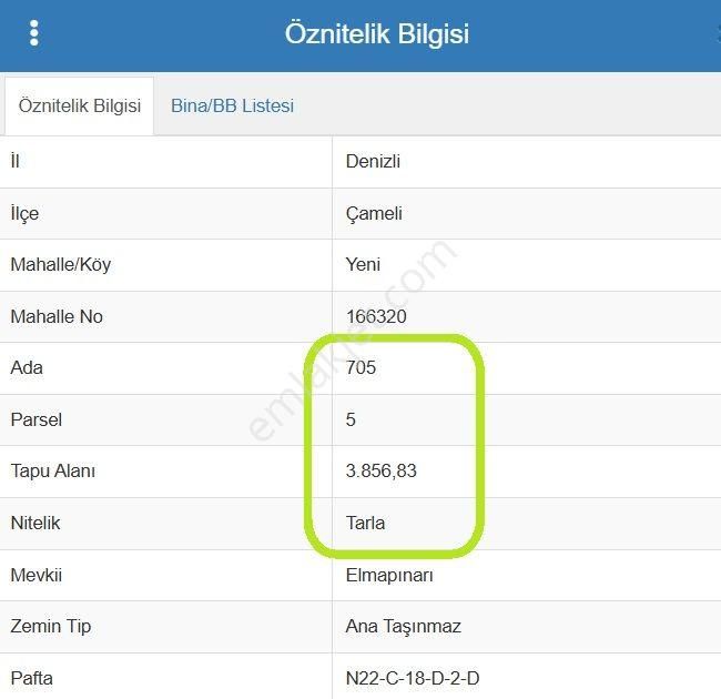 🦋lobby Fortis'ten Satılık Çameli Merkezde 3856 M² Tarla🦋 - Görsel 9