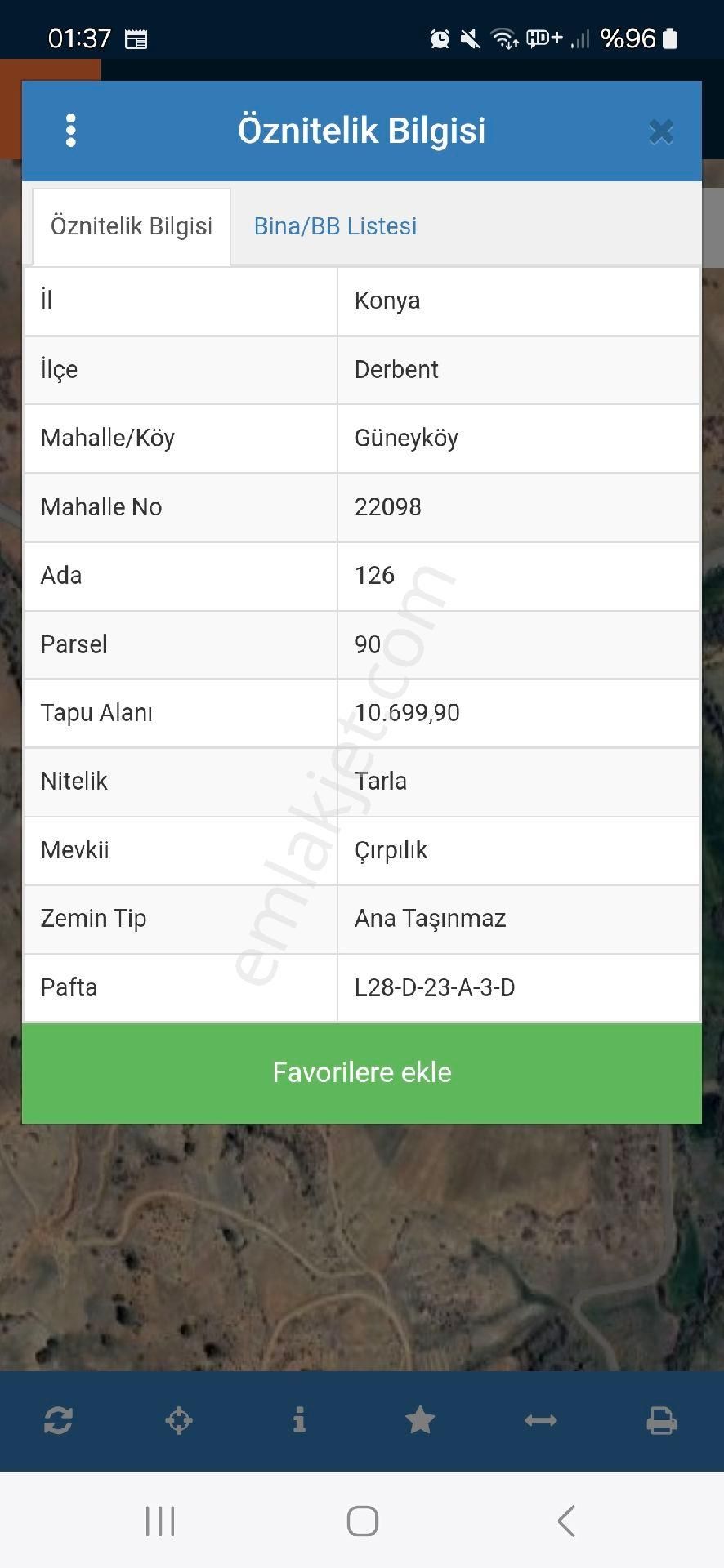 Derbent Güneyköyde Müstakil 10.699m2 Yatırıma Uygun